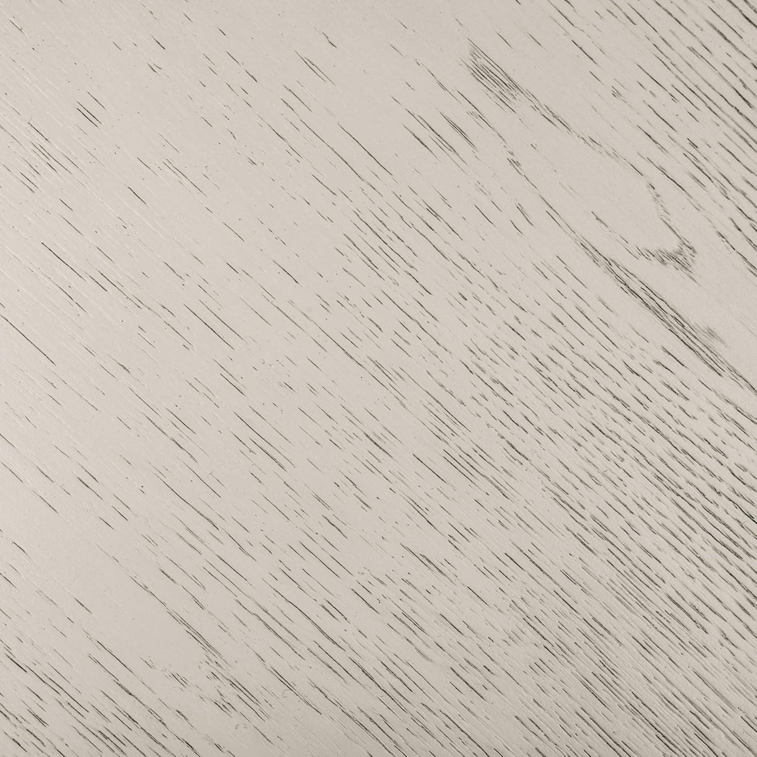image:imageSAFAVIEH Couture Collection Sasha Medium Oak Veneer Accent TableWhite Washed