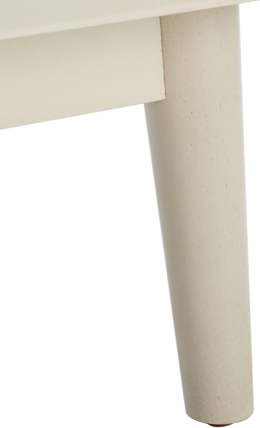image:imageSAFAVIEH Couture Collection Tomas MidCentury White Washed 3Drawer Sliding Door Entertainment Media Stand Fits up to a 65 Flatscreen TVWhite Washed