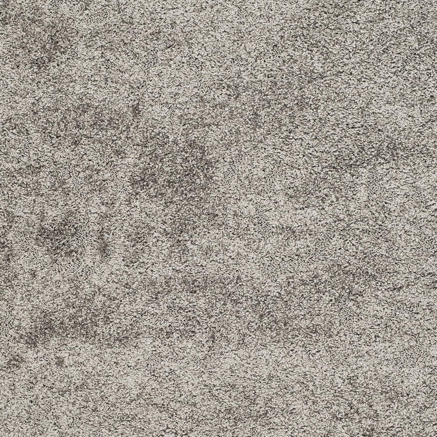 image:imageSAFAVIEH Florida Shag Collection Area Rug 86 x 12 Smoke amp Beige Damask Design NonShedding amp Easy Care 12inch Thick Ideal for High Traffic Areas in Living Room Bedroom SG4607913GreyBeige
