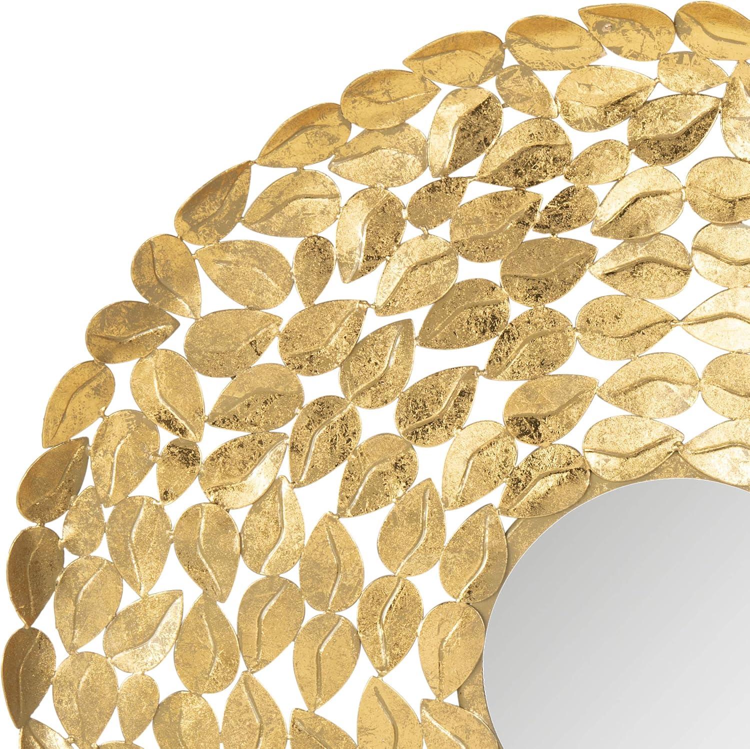 image:imageSAFAVIEH Home Collection Bliss Gold Foil Mirror