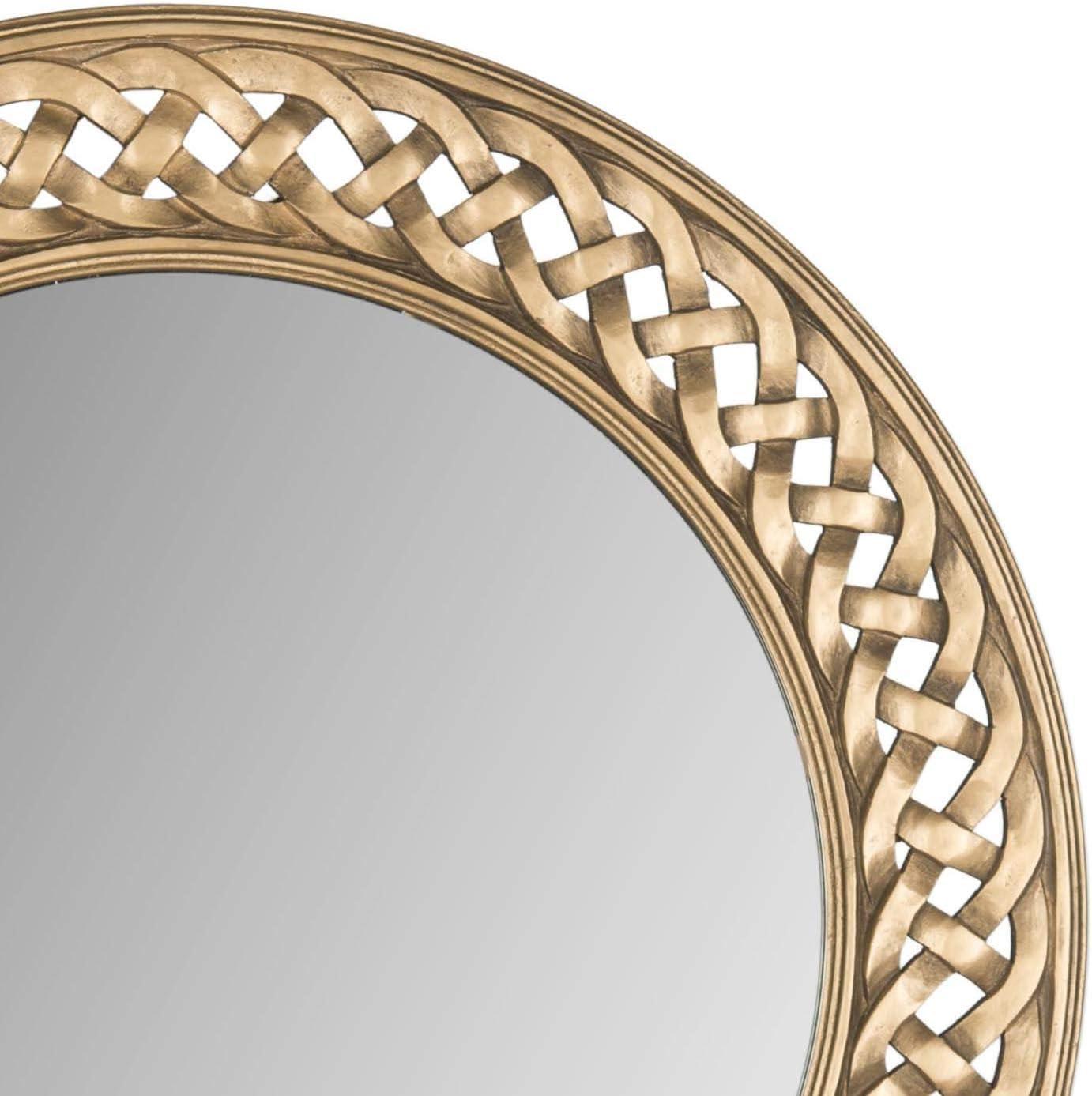 image:imageSAFAVIEH Home Collection Braided Chain Mirror GoldGold