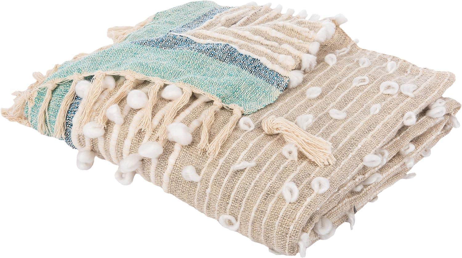 image:imageSAFAVIEH Home Popper Multicolored 50 x 70inch Blanket Throw