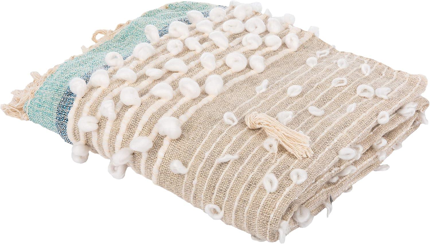 image:imageSAFAVIEH Home Popper Multicolored 50 x 70inch Blanket Throw