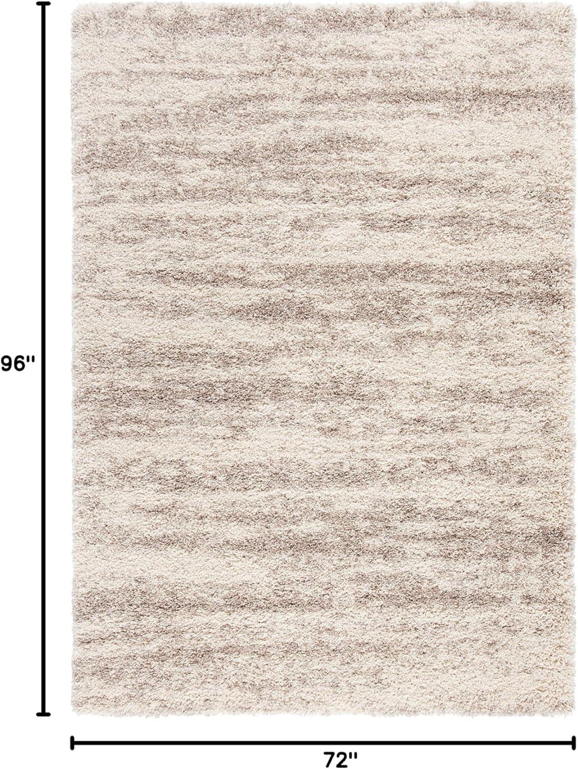 image:imageSAFAVIEH Hudson Shag Collection Area Rug 6 x 9 Ivory amp Beige Modern Design NonShedding amp Easy Care 2inch Thick Ideal for High Traffic Areas in Living Room Bedroom SGH206BIvoryBeige
