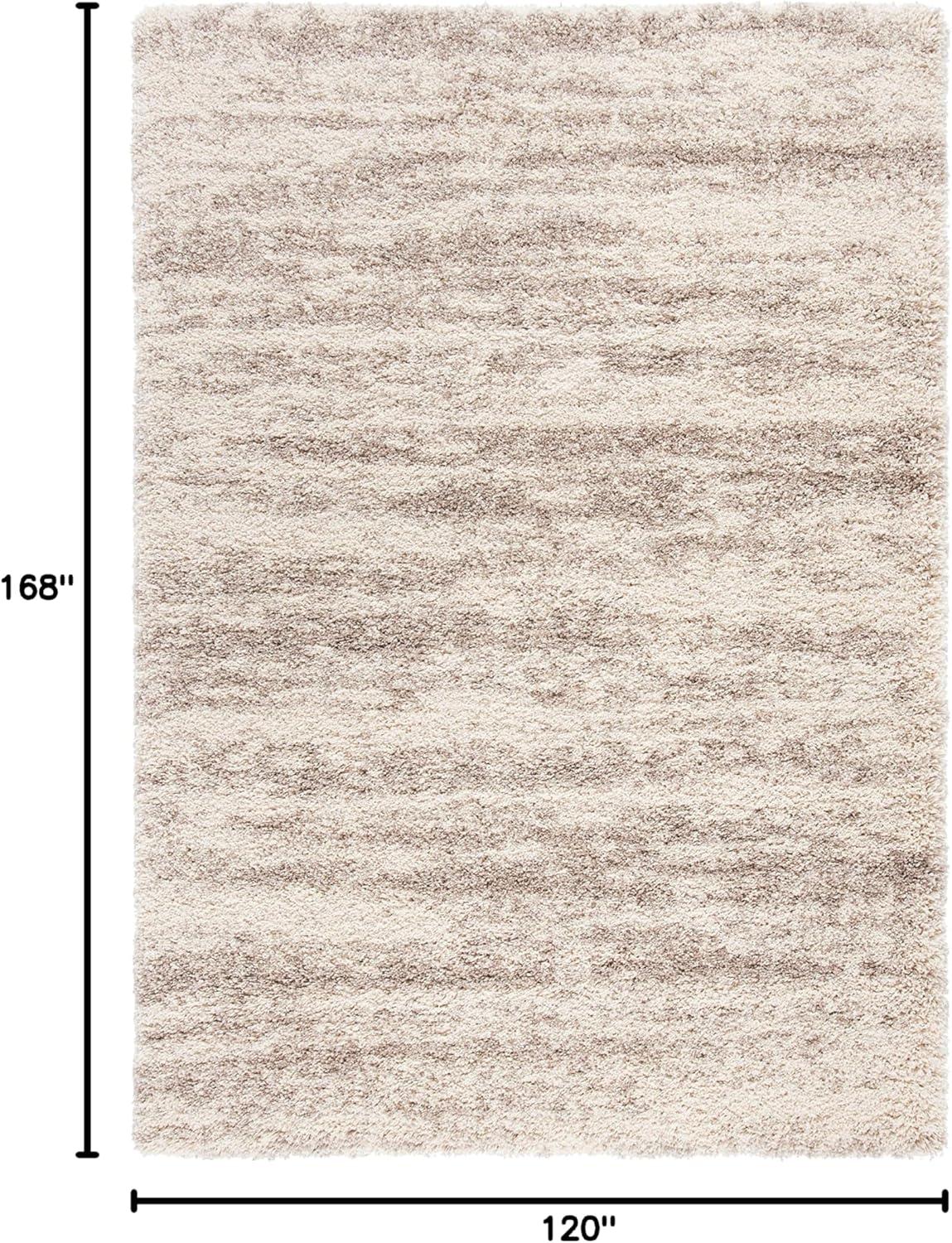 image:imageSAFAVIEH Hudson Shag Collection Area Rug 6 x 9 Ivory amp Beige Modern Design NonShedding amp Easy Care 2inch Thick Ideal for High Traffic Areas in Living Room Bedroom SGH206BIvoryBeige