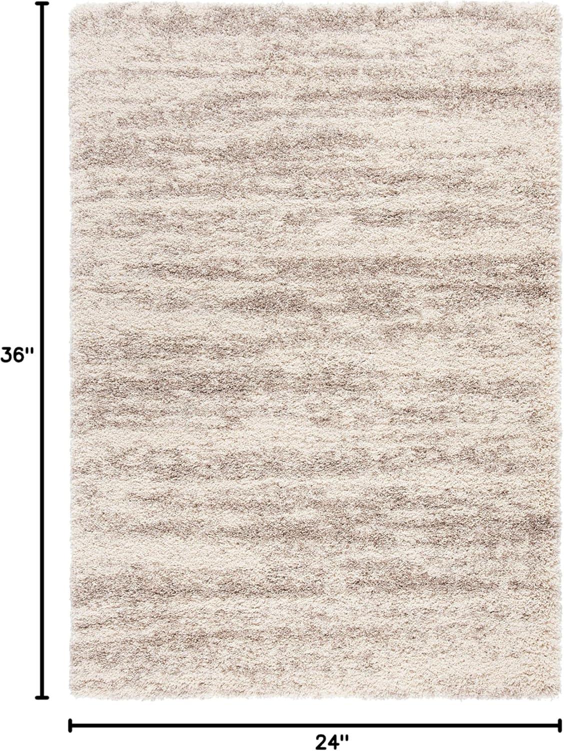 image:imageSAFAVIEH Hudson Shag Collection Area Rug 6 x 9 Ivory amp Beige Modern Design NonShedding amp Easy Care 2inch Thick Ideal for High Traffic Areas in Living Room Bedroom SGH206BIvoryBeige