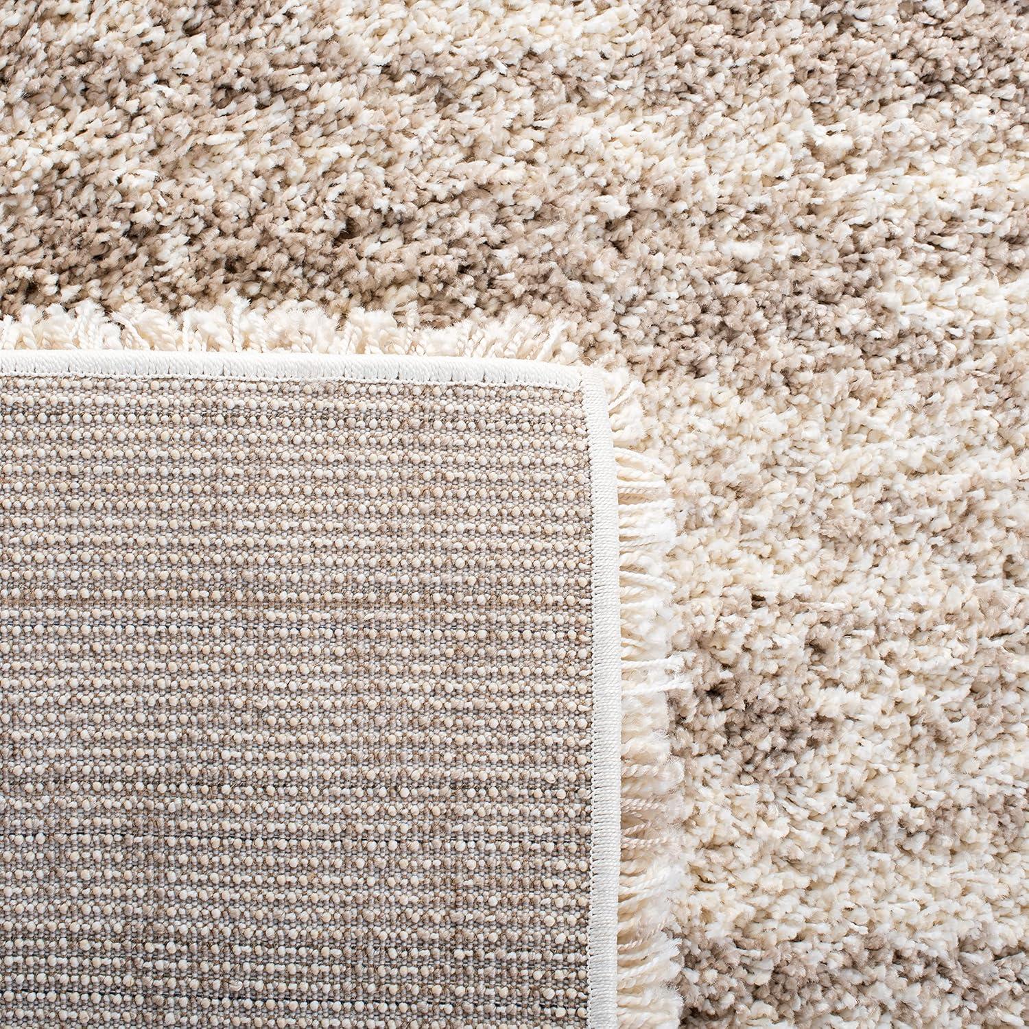 image:imageSAFAVIEH Hudson Shag Collection Area Rug 6 x 9 Ivory amp Beige Modern Design NonShedding amp Easy Care 2inch Thick Ideal for High Traffic Areas in Living Room Bedroom SGH206BIvoryBeige