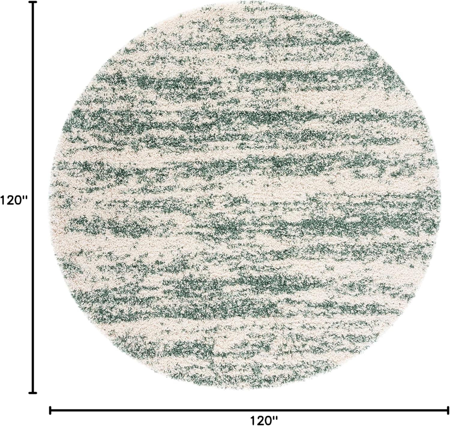 image:imageSAFAVIEH Hudson Shag Collection Area Rug 6 x 9 Ivory amp Beige Modern Design NonShedding amp Easy Care 2inch Thick Ideal for High Traffic Areas in Living Room Bedroom SGH206BIvoryGreen