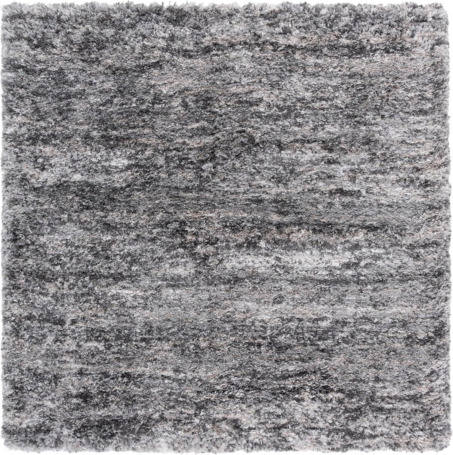 image:imageSAFAVIEH Iceland Shag Collection Area Rug 9 x 12 Cream amp Grey Modern Design Easy Care 25inch Thick Ideal for High Traffic Areas in Living Room Bedroom ISG519AGreyDark Grey