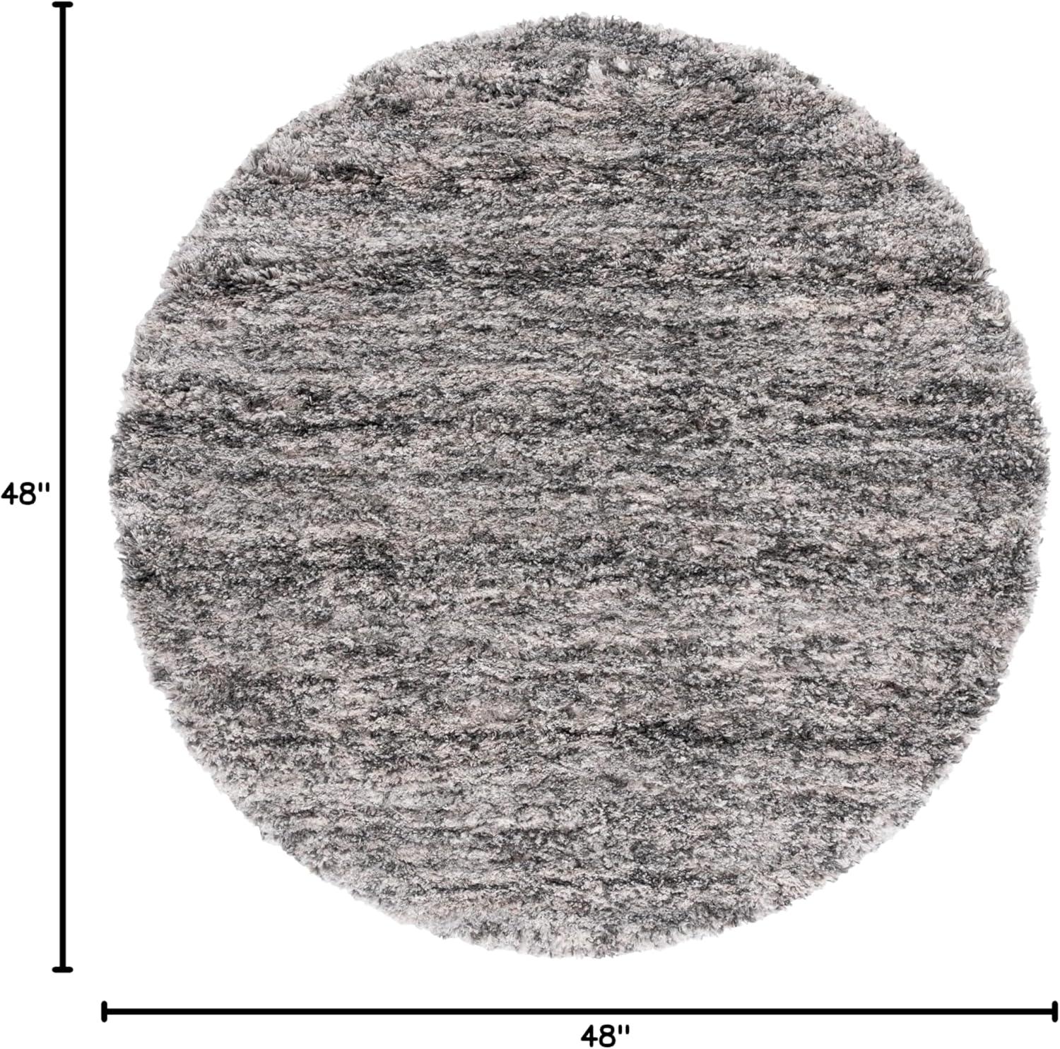 image:imageSAFAVIEH Iceland Shag Collection Area Rug 9 x 12 Cream amp Grey Modern Design Easy Care 25inch Thick Ideal for High Traffic Areas in Living Room Bedroom ISG519AGreyDark Grey