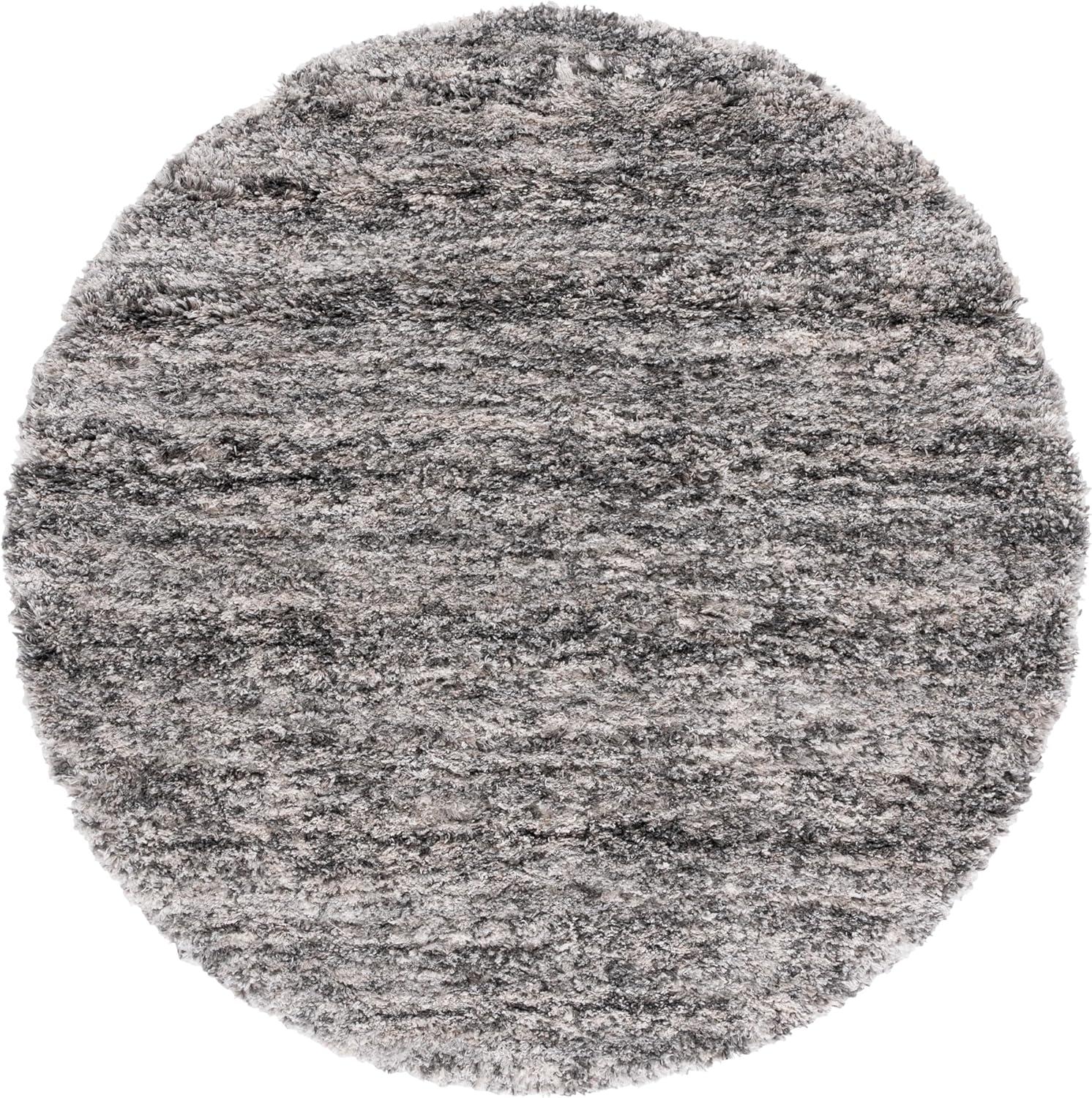 image:imageSAFAVIEH Iceland Shag Collection Area Rug 9 x 12 Cream amp Grey Modern Design Easy Care 25inch Thick Ideal for High Traffic Areas in Living Room Bedroom ISG519AGreyDark Grey