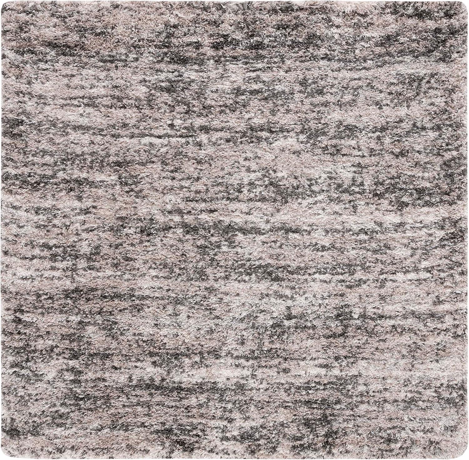 image:imageSAFAVIEH Iceland Shag Collection Area Rug 9 x 12 Cream amp Grey Modern Design Easy Care 25inch Thick Ideal for High Traffic Areas in Living Room Bedroom ISG519ACreamGrey