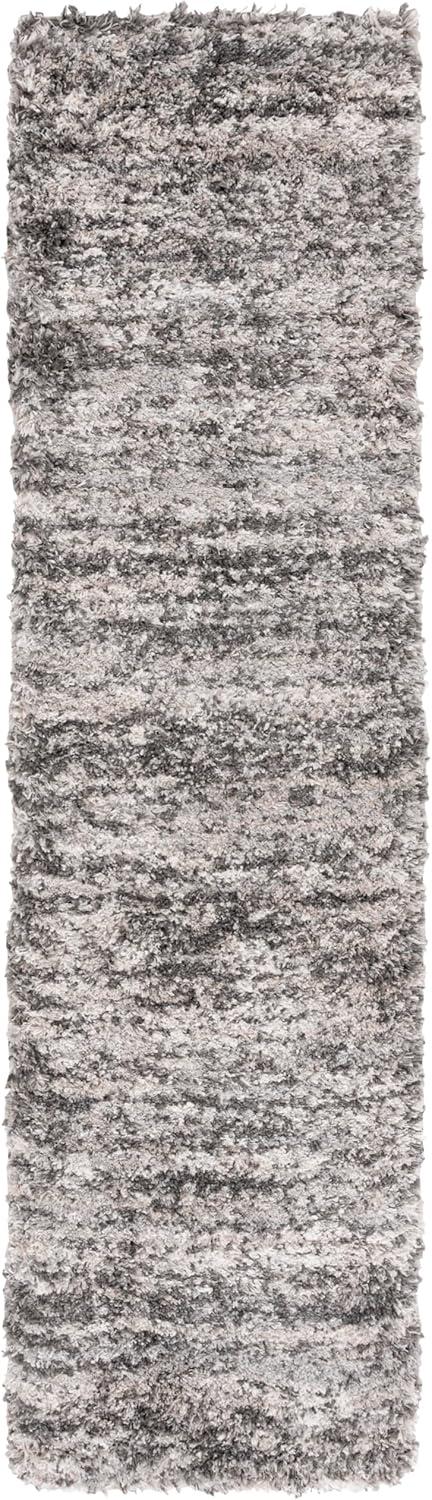 image:imageSAFAVIEH Iceland Shag Collection Area Rug 9 x 12 Cream amp Grey Modern Design Easy Care 25inch Thick Ideal for High Traffic Areas in Living Room Bedroom ISG519AGreyDark Grey