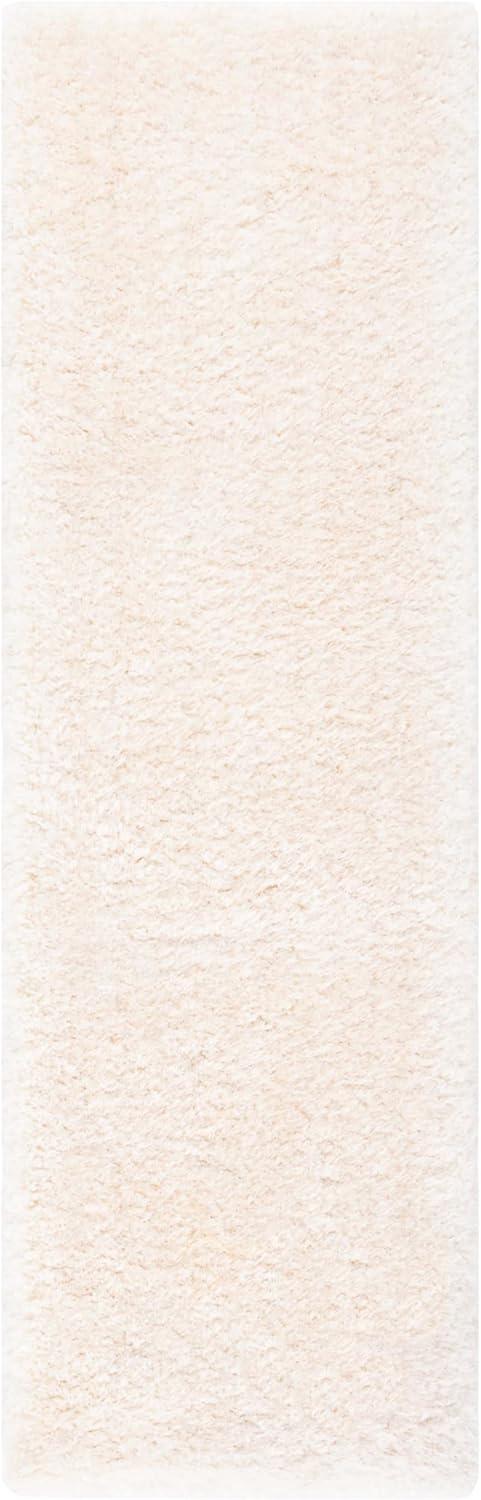 image:imageSAFAVIEH Luxe Shag Collection Area Rug 5 x 8 Ivory Handmade Glam 32inch Thick Ideal for High Traffic Areas in Living Room Bedroom SGX160AIvory