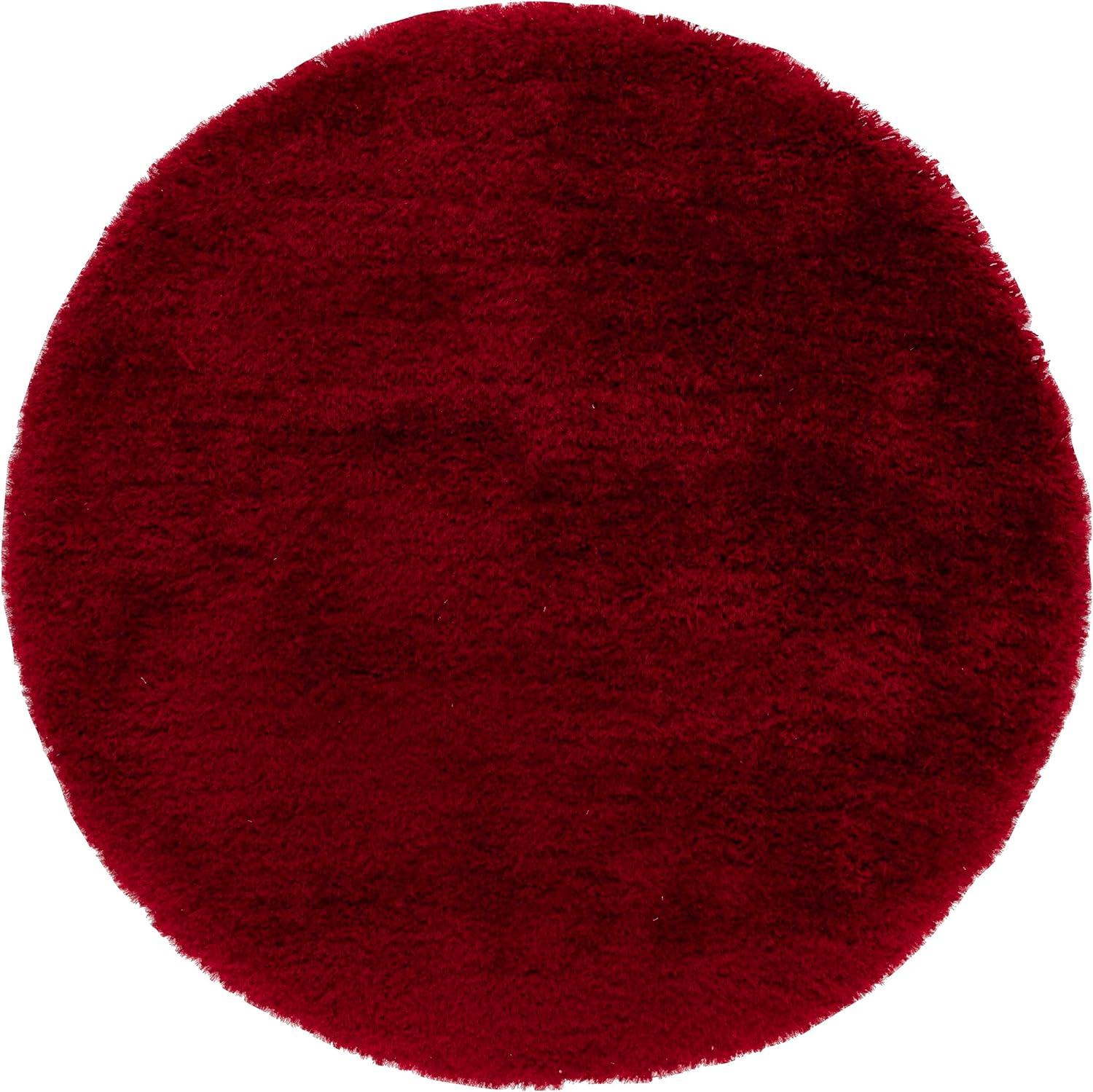 image:imageSAFAVIEH Luxe Shag Collection Area Rug 5 x 8 Ivory Handmade Glam 32inch Thick Ideal for High Traffic Areas in Living Room Bedroom SGX160ARed