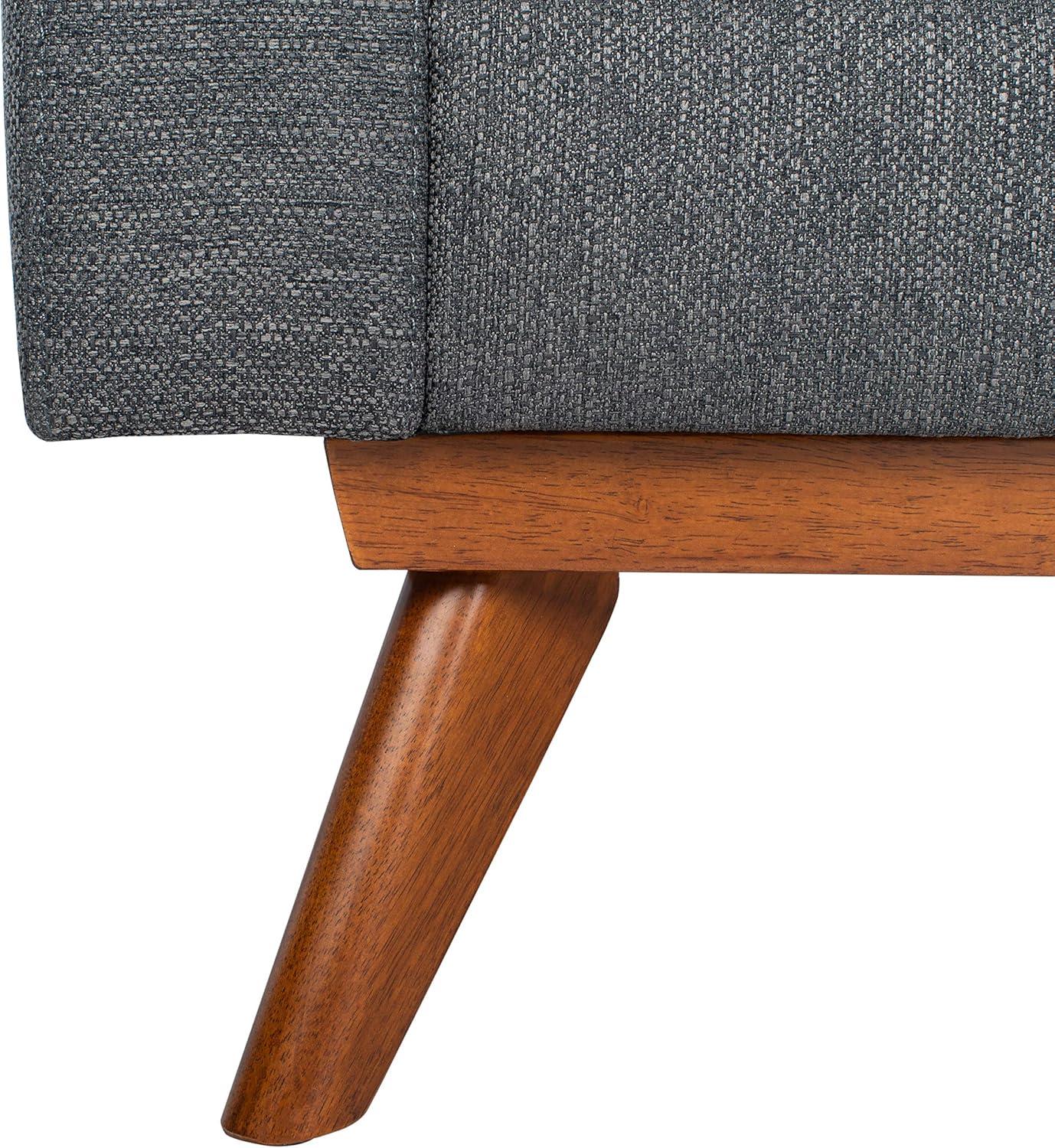 image:imageSafavieh Couture Home Gneiss MidCentury Modern Slate Grey and Dark Brown Tufted SofaSlate GreyDark Brown