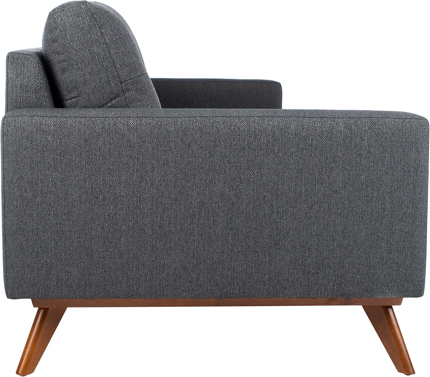 image:imageSafavieh Couture Home Gneiss MidCentury Modern Slate Grey and Dark Brown Tufted SofaSlate GreyDark Brown