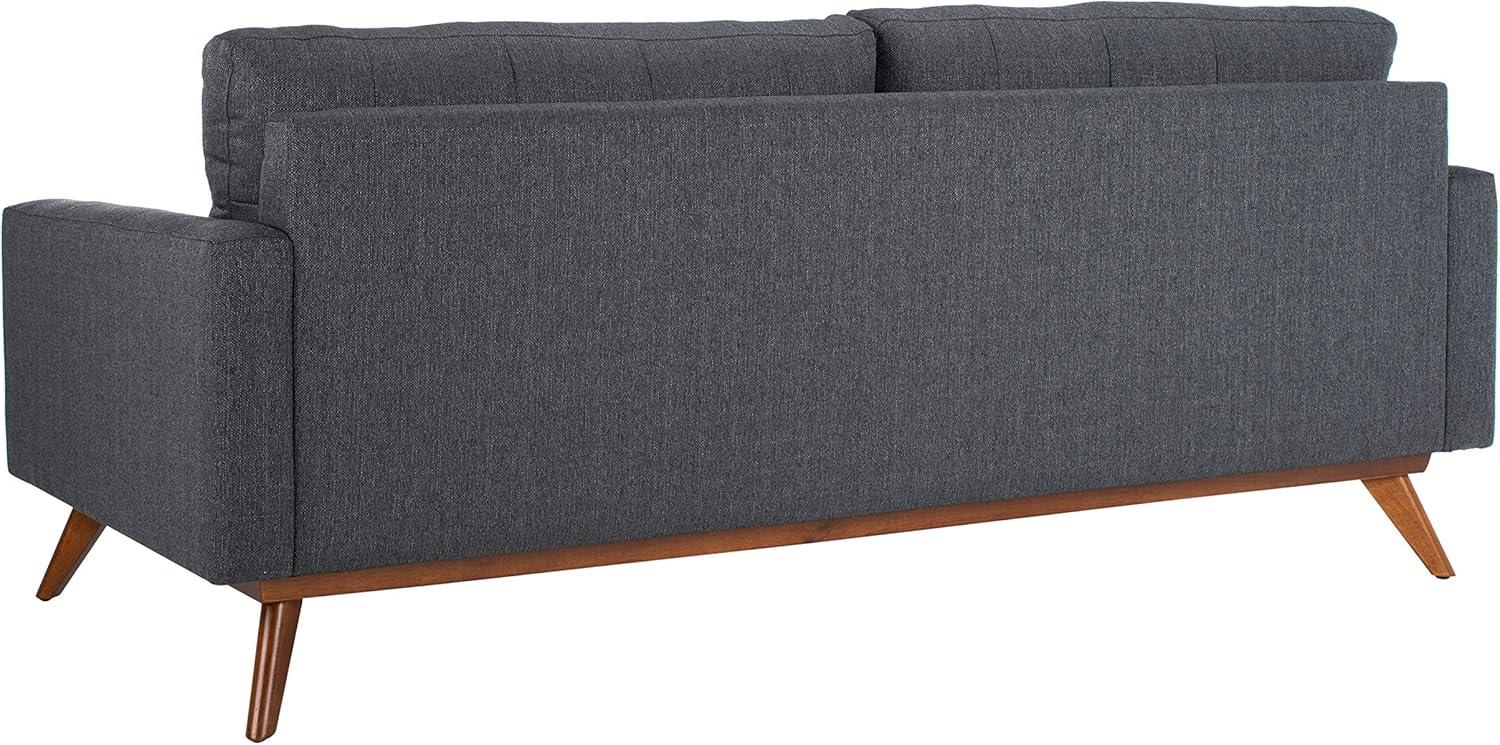 image:imageSafavieh Couture Home Gneiss MidCentury Modern Slate Grey and Dark Brown Tufted SofaSlate GreyDark Brown