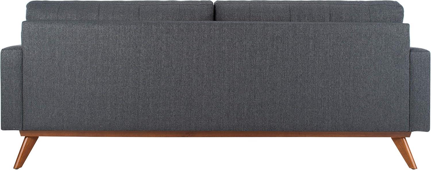 image:imageSafavieh Couture Home Gneiss MidCentury Modern Slate Grey and Dark Brown Tufted SofaSlate GreyDark Brown
