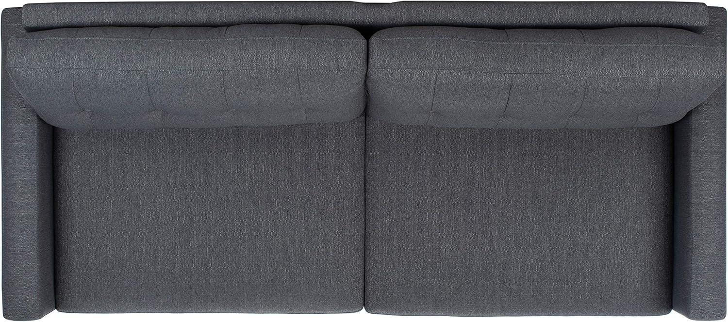 image:imageSafavieh Couture Home Gneiss MidCentury Modern Slate Grey and Dark Brown Tufted SofaSlate GreyDark Brown
