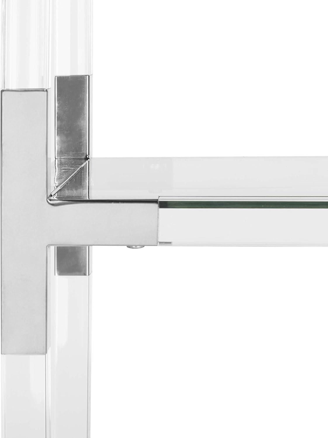 image:imageSafavieh Couture Home Louisa Glam Silver Acrylic End TableSilver