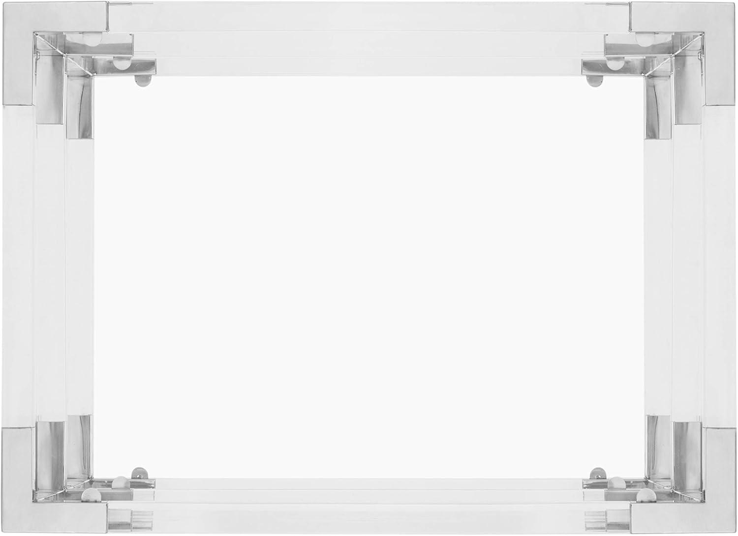 image:imageSafavieh Couture Home Louisa Glam Silver Acrylic End TableSilver