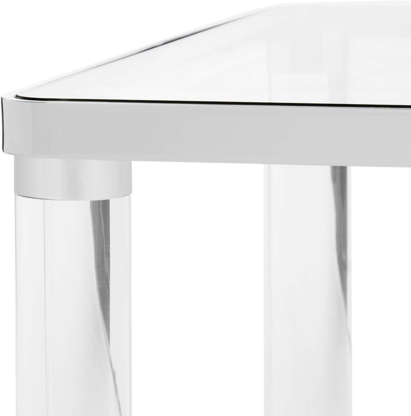 image:imageSafavieh Couture Home Suzanna Glam Silver Acrylic Coffee TableSilver