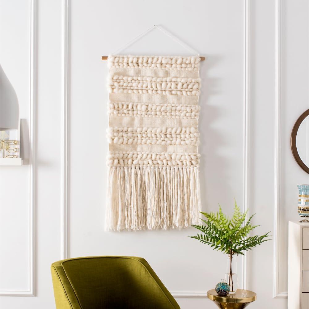 image:imageSafavieh Home Collection Sedona Ivory Woven Wall ArtIvory