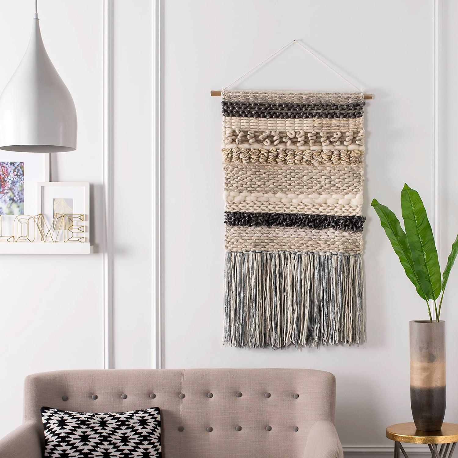 image:imageSafavieh Home Collection Sedona Ivory Woven Wall ArtNaturalMulti