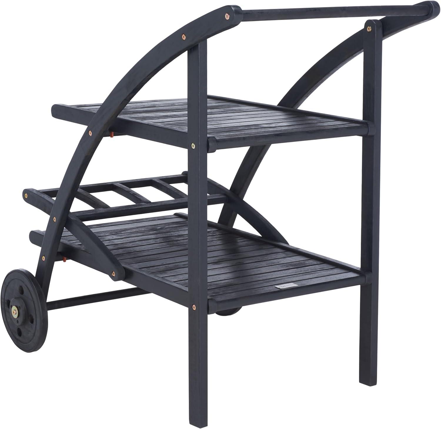 image:imageSafavieh Outdoor Living Collection Lodi Tea CartBlack