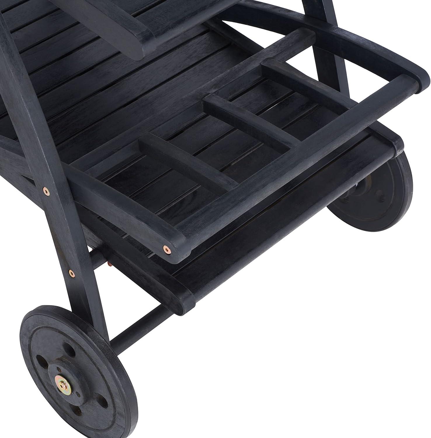 image:imageSafavieh Outdoor Living Collection Lodi Tea CartBlack