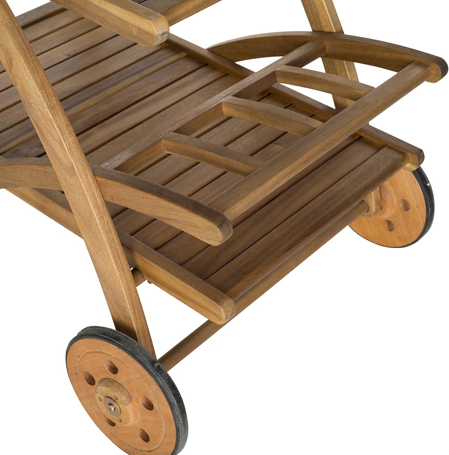 image:imageSafavieh Outdoor Living Collection Lodi Tea CartNatural