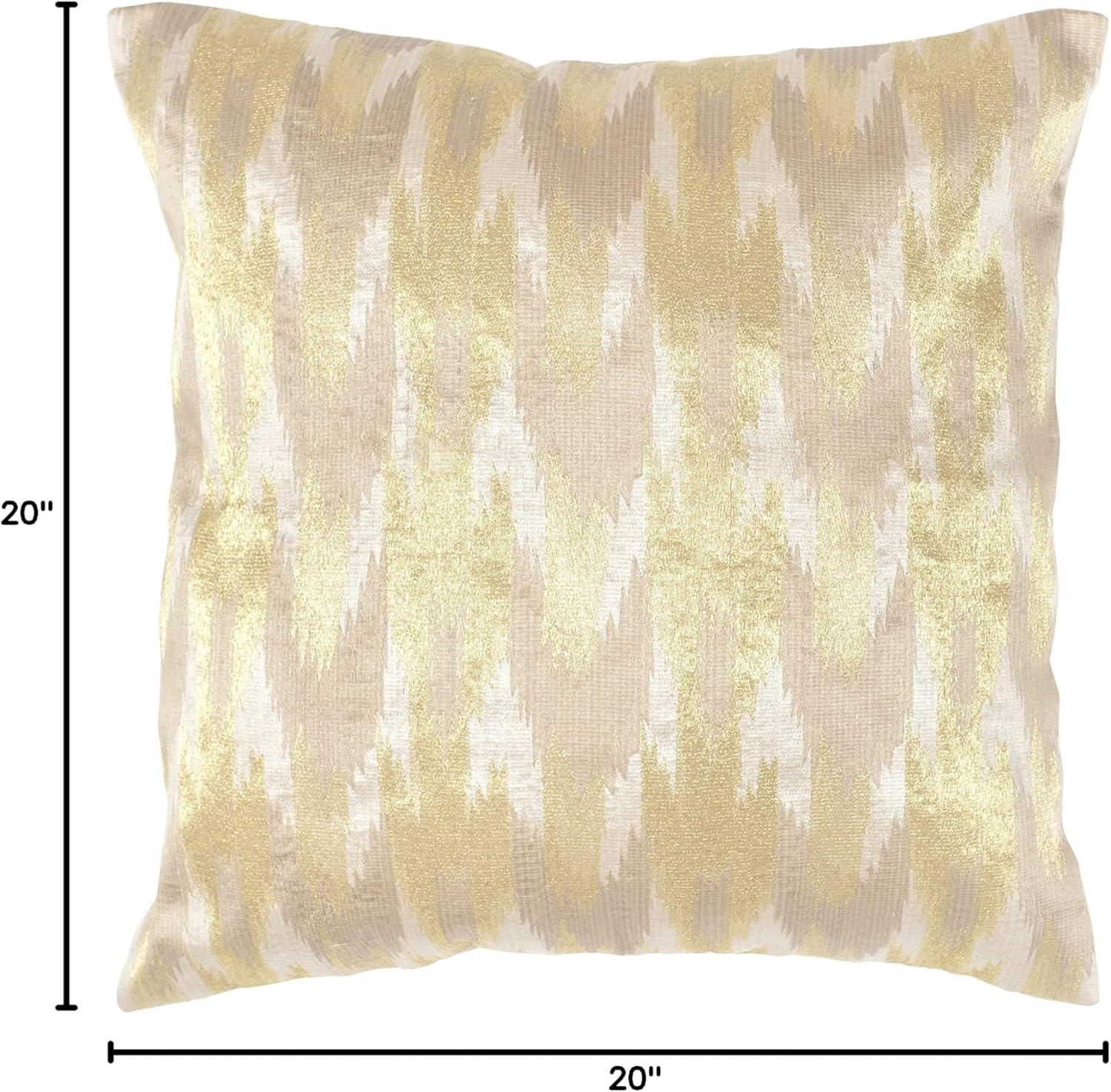 image:imageSafavieh Pillow Collection Throw Pillows 20 by 20Inch Boho Chic Neon Citrus Set of 2Metallic Earth