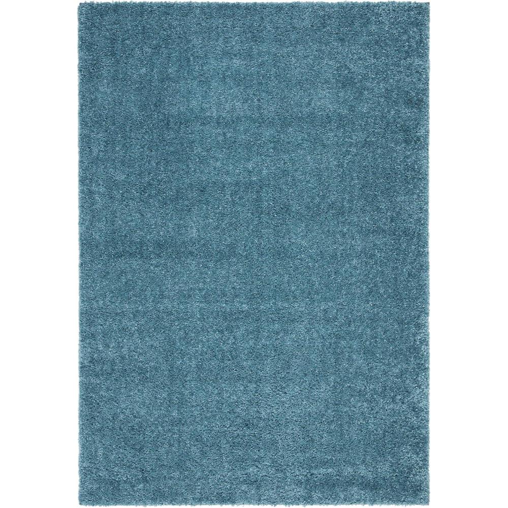 image:imageSAFAVIEH Area Rug 8x10  August Shag Collection  Large  White Solid Pattern NonShedding amp Easy Cleaning Plush Thick Pile Ideal for Living Room Bedroom Dining Space AUG900ATurquoise