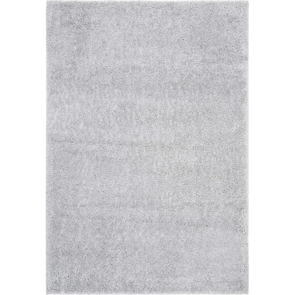 image:imageSAFAVIEH Area Rug 8x10 August Shag Collection Large White Solid Pattern NonShedding amp Easy Cleaning Plush Thick Pile Ideal for Living Room Bedroom Dining Space AUG900ASilver