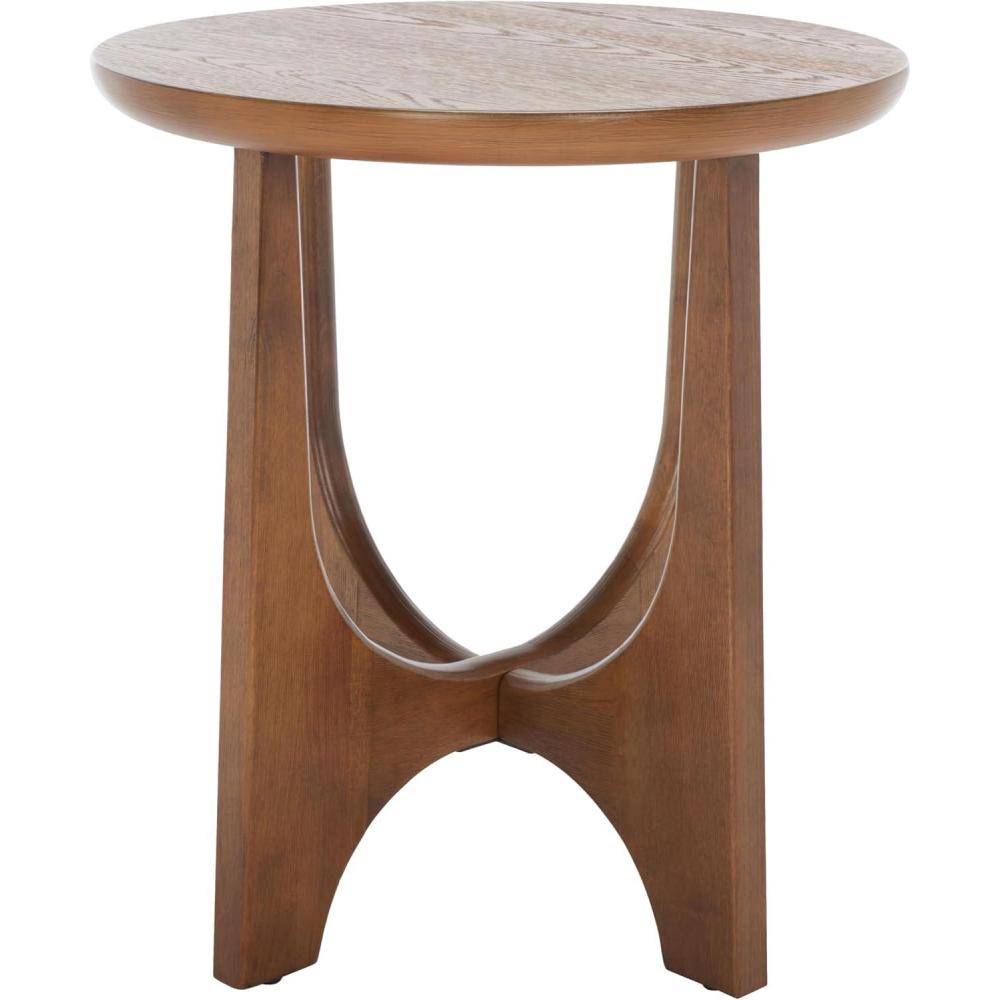 image:imageSAFAVIEH Couture Collection Sasha Medium Oak Veneer Accent TableMedium Oak