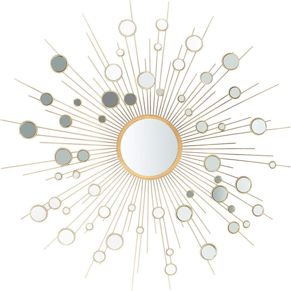 image:imageSAFAVIEH Home Ariah Gold Sunburst 41inch Decorative Accent Mirror
