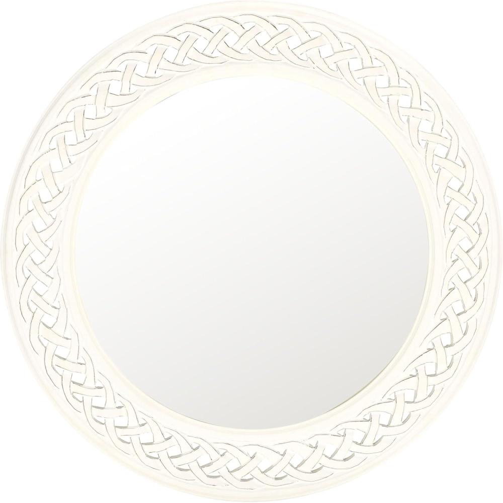 image:imageSAFAVIEH Home Collection Braided Chain Mirror GoldAntique White