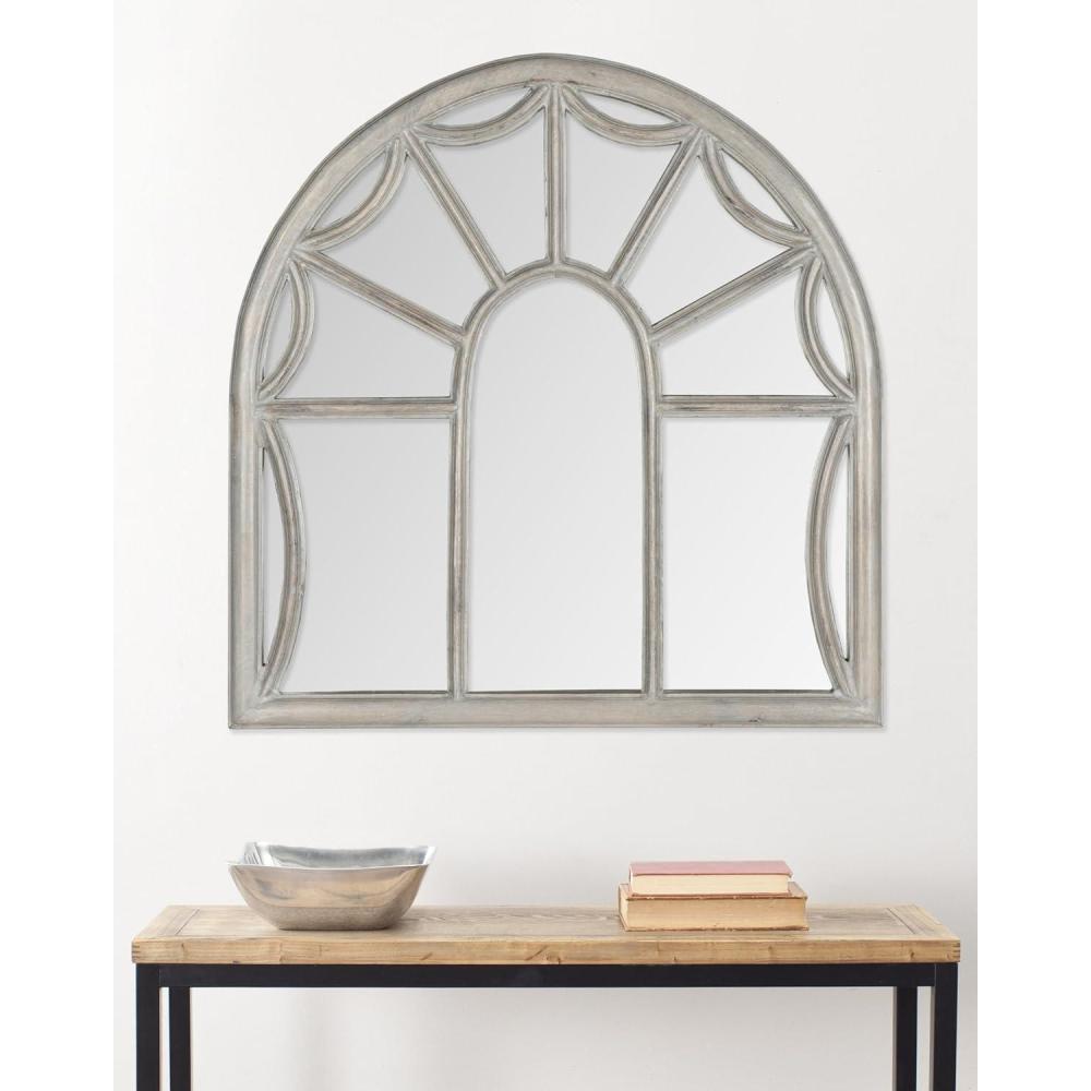 image:imageSAFAVIEH Home Collection Palladian MirrorGrey
