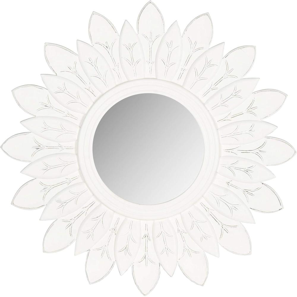 image:imageSAFAVIEH Home Collection Sun King Mirror White AntiqueAntique White