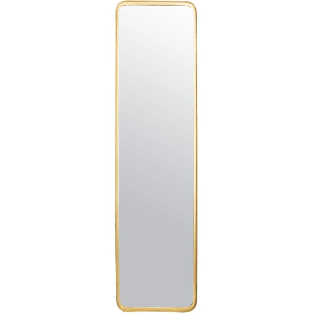 image:imageSAFAVIEH Home Lerna Brushed Brass 61inch High Standing Full Length Mirror