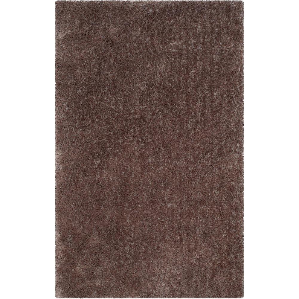 image:imageSAFAVIEH Luxe Shag Collection Area Rug 5 x 8 Ivory Handmade Glam 32inch Thick Ideal for High Traffic Areas in Living Room Bedroom SGX160ABrown