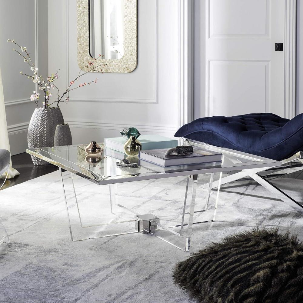 image:imageSafavieh Couture Home Hermina Glam Silver Acrylic Glass Top Coffee Table