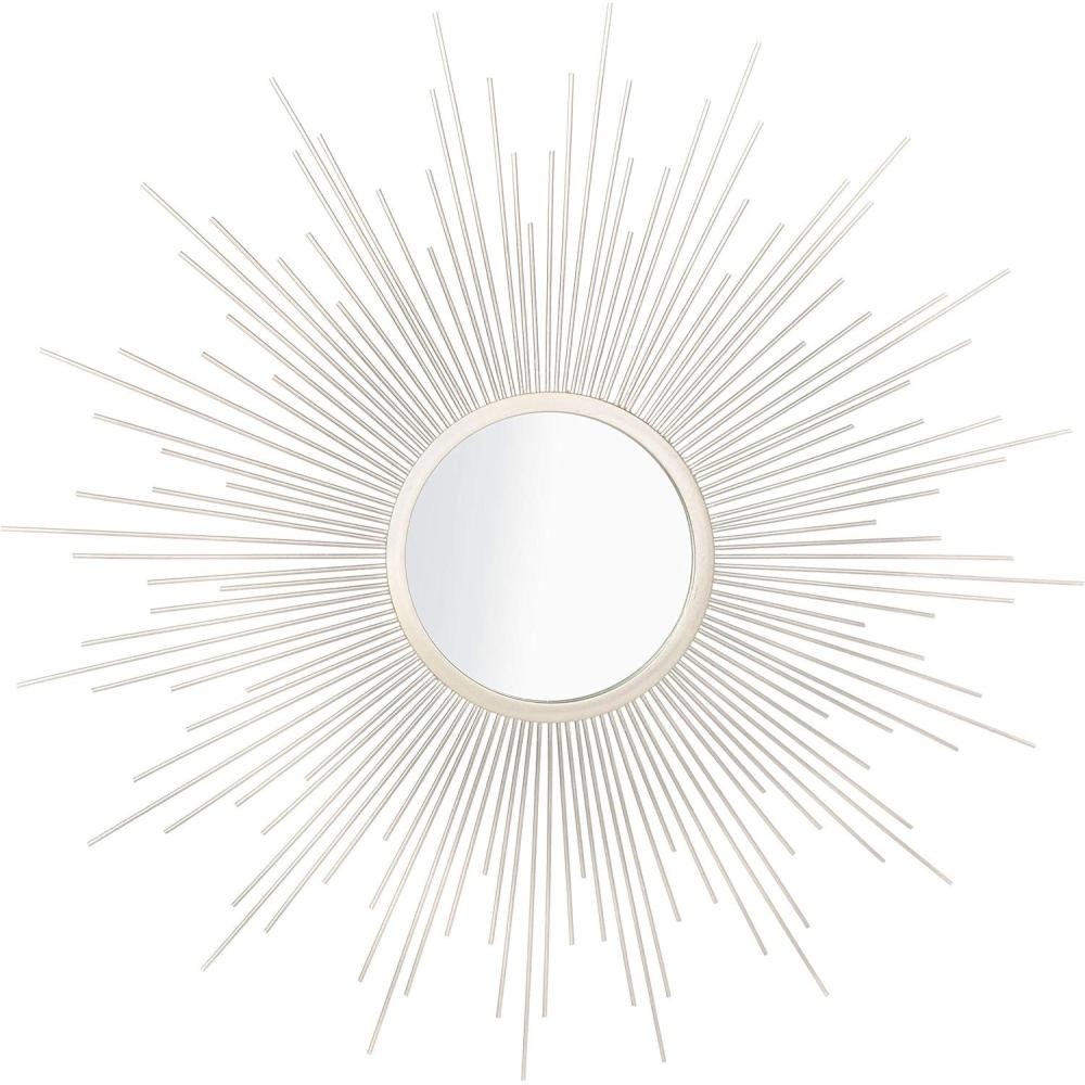 image:imageSafavieh Home Collection Alves 30inch Champagne Sunburst Round Mirror