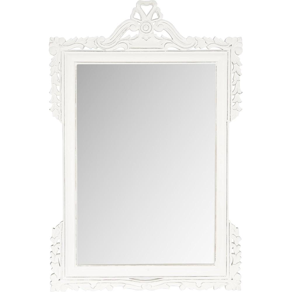 image:imageSafavieh Home Collection Pedimint Mirror GoldAntique White