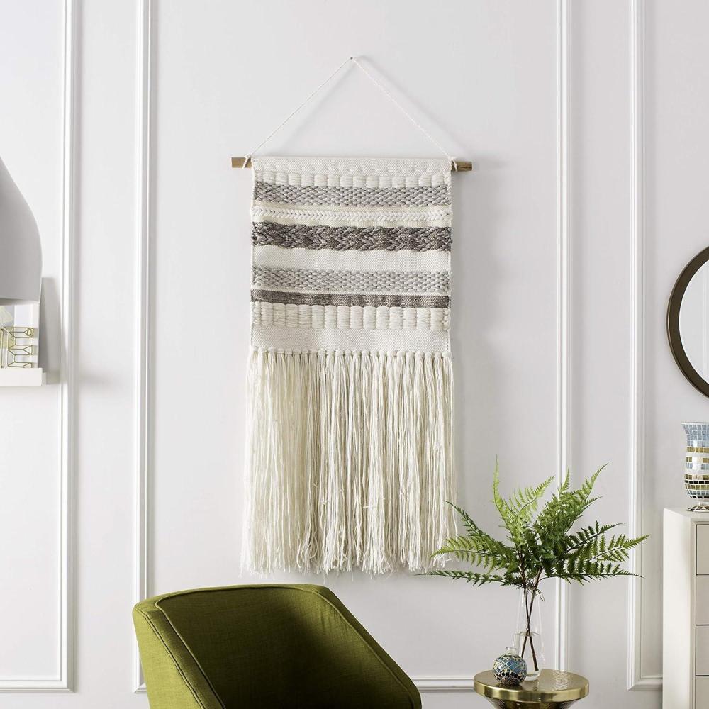 image:imageSafavieh Home Collection Sedona Cream Woven Wall ArtIvoryGrey