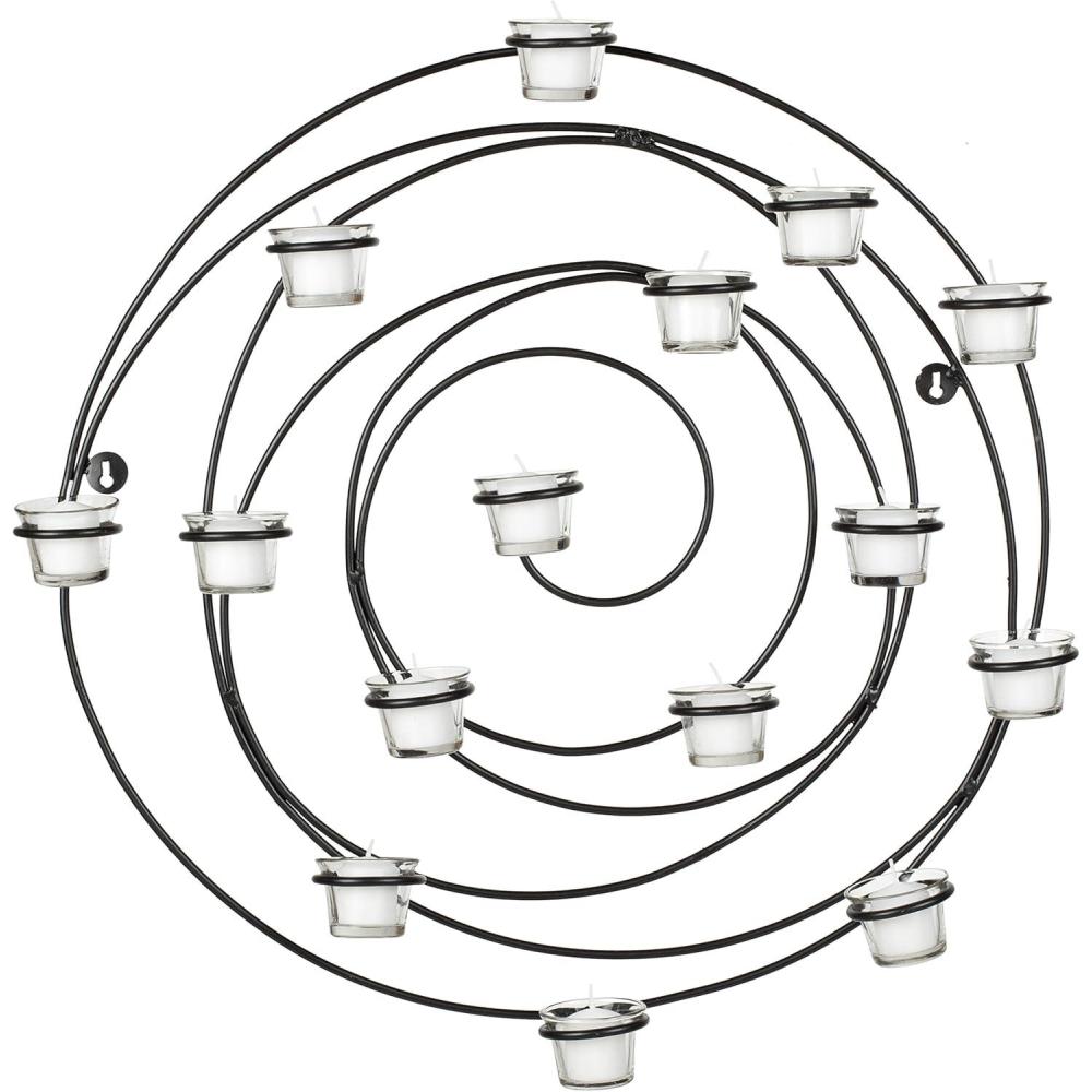image:imageSafavieh Wall Art Collection Flourished Spiral Candle Holder Wall Sconce