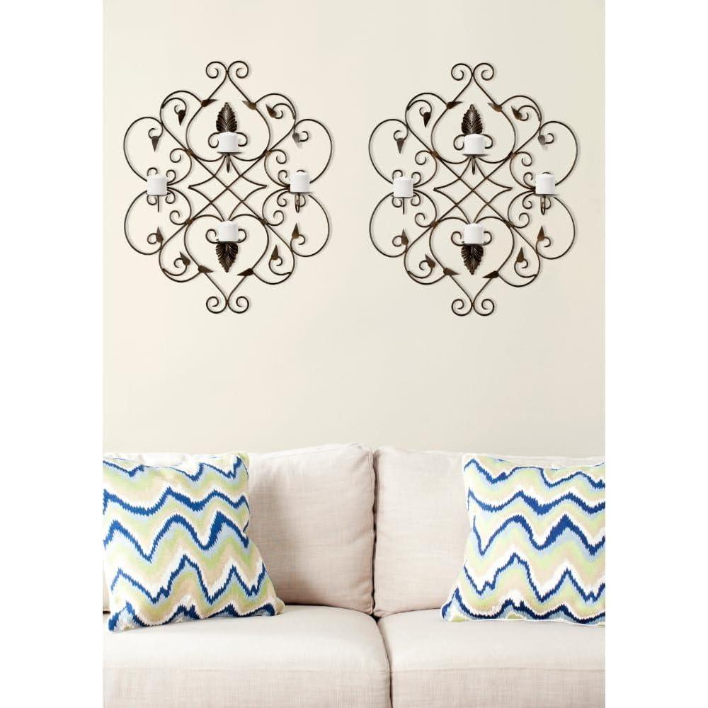 image:imageSafavieh Wall Art Collection Ivy Leaves Candle Holder Wall Sconce