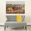 SAFAVIEH ART2023A Art Collection Harvest Dreams Triptych Wall Art