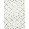 SAFAVIEH Area Rug 8×10 – Arizona Shag Collection – Large – Ivory & Beige, Moroccan Boho Design, Non-Shedding & Easy to Clean, Ideal for Living Room, Bedroom, Dining Space (ASG743A)(Ivory/Green)